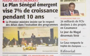 A la Une du Journal Le Soleil du lundi 02 Décembre 2013