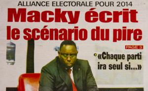 A la Une du Journal Walfadjri du lundi 02 Décembre 2013