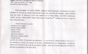 Tortures contre les présumés meutriers de Fodé Ndiaye: Voici le rapport qui accable la Police et l'Administration pénitentiaire !