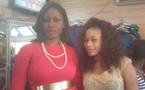 Aida Samb en shopping chez Diaristo