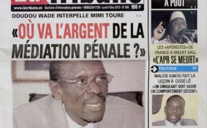 A la Une du Journal La Tribune du lundi 09 Décembre 2013