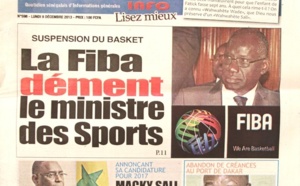 A la Une du Journal Direct Infos du lundi 09 Décembre 2013