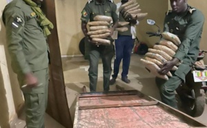 Keur Ayib: 21 paquets de chanvre indien d'une valeur de plus de 2 millions FCfa, saisis par la Douane.