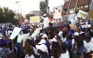 Ziguinchor: Le cortège de Abdoulaye Baldé coupé par un pick-up de Pastef, le pire évité de justesse