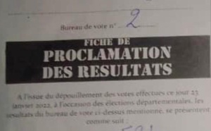 Keur Massar Nord Bureau 2: Yaw domine BBY, 95 voix contre 84
