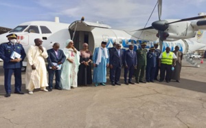 Réception d'un aéronef de type ATR 42 par l'armée de l'Air, journée dédiée aux anciens chefs d'état-major...