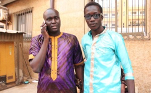 Matar Seck et son ami Lamine Pène 