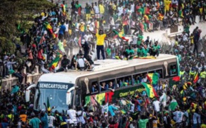 Photos: L’incroyable accueil des "Lions" à Dakar