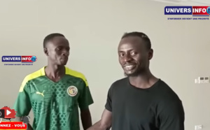 Sadio Mané invite chez lui son sosie qui s'est tapé 460 km pour le féliciter