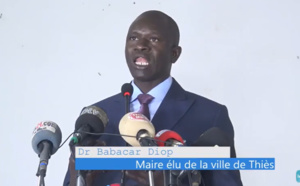 Thiès: Le Dr Babacar Diop dans ses nouveaux habits de maire