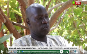 Vivant avec un handicap, l’incroyable histoire de Lamine Manga