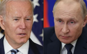 GUERRE EN UKRAINE: BIDEN DIT "NE PAS PRÉVOIR DE PARLER AVEC POUTINE"