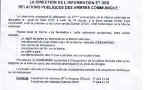 La Marine nationale fête ses 47 ans, ce jeudi 3 mars 2022