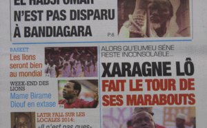 A la Une des Journaux en images du lundi 03 février 2014
