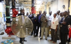 Des ingénieurs et architectes sénégalais visitent la nouvelle ambassade certifiée Gold Leed
