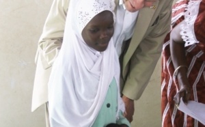 Don de chaussures aux talibés de Grand Mbao