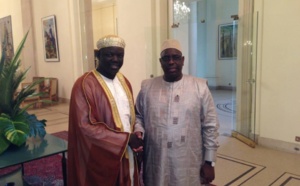 Abdoulaye Mountaha  Niass et son ami le Président Macky Sall