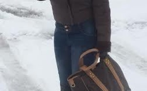 Malouida dans le froid américain !