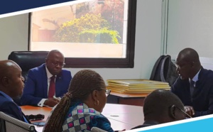 Le ministre d’Etat en charge du Plan et d'autres autorités du Congo, reçus par le PUDC (Photos)
