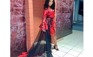 Astar dans une robe rouge-noir à vous couper le souffle (Photos)