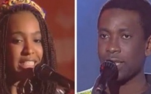 Viviane Chidid en 1994 avec Youssou Ndour, chantant "Seven seconds" en live