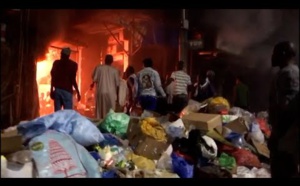 Marché de Ouakam : Une quincaillerie réduite en cendres par un incendie qui...