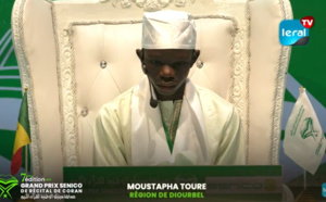 Grand Prix Senico Récital de Coran: Passage du candidat Moustapha Touré (Diourbel)