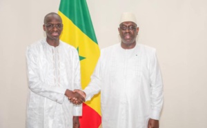 Audience: le Pdt de la Coalition Citoyenne And Siggil Thiès, Abdoulaye Dièye, reçu par Macky Sall