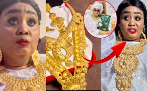 Laylatoul Qadr ou folklore à Touba, Cette femme détrône Ngoye Fall avec ses 200kg d’or au cou…