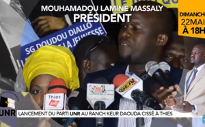 Thiès: Avec le lancement de son parti politique, l'UNR, Mouhamadou Lamine Massaly promet du lourd ce dimanche
