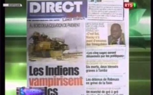 Revue de presse du lundi 31 mars 2014 (RTS2)