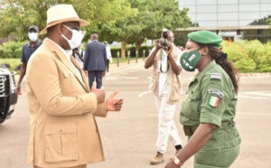 Feue Colonel Gogo Banel Ndiaye, élevée au rang de Chevalier de l'Ordre national du Lion, à titre posthume