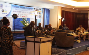 Oumar Guèye à l'ouverture de la conférence régionale sur la sûreté de l'aviation civile