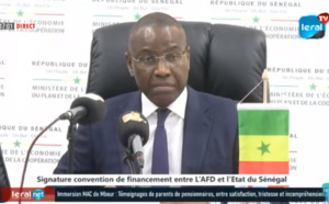 Signature convention de financement entre l’AFD et l’Etat du Sénégal