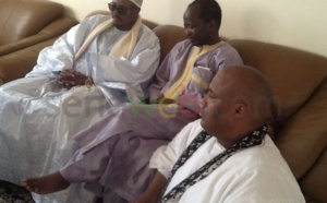 Le président du CNOSS Diagna Ndiaye à Touba pour présenter ses condoléances à Serigne Bass Abdou Khadre