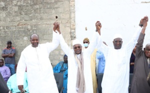Sangalkam : Grandes retrouvailles du ministre Oumar Guèye et de Bara Guèye