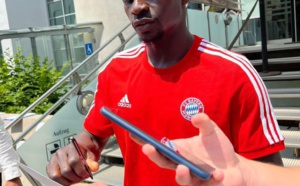 Mercato: Sadio Mané, bien arrivé à Munich, a passé sa visite médicale (images)