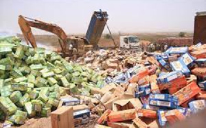 Produits impropres à la consommation : 2062 tonnes saisies depuis le début de l’année