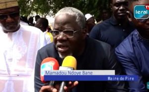 Mamadou Ndoye Bane, Pire: "ce bijou va soulager toutes les populations"