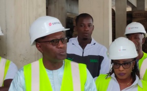 Le ministre de la Culture visite le chantier du Mémorial Le Joola