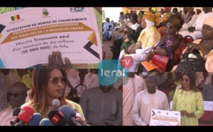 Rufisque: Zahra Iyane Thiam Diop remet 100 millions F CFA aux commerçants du département