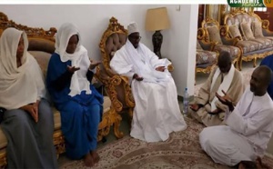 En visite à Touba : Des fils des Présidents Omar Bongo et Mobutu chez Serigne Bassirou Abdlou Khadr