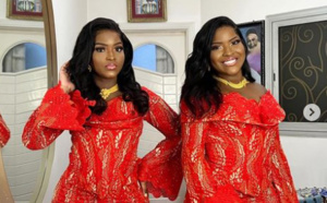 Tabaski 2022: les jumelles de Mame Boye Diao, s'imposent avec leurs belles tenues (Photos)