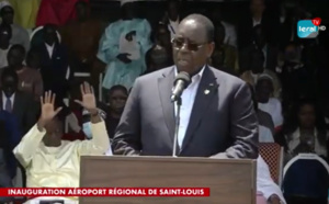 Saint-Louis : Macky Sall a inauguré l'aéroport Ousmane Masseck Ndiaye