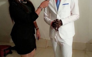 Laye Diack au micro de Dolcé 