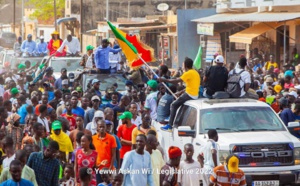 Kaolack : Devant une foule immense, Ousmane Sonko plaide pour le renouveau de l'agriculture dans le Saloum
