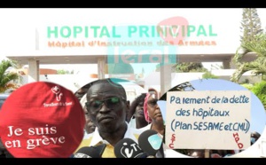 Sit-in : Le Syndicat des travailleurs civils de l'Hôpital Principal menace de poursuivre la grève...