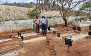 Affaissement d'un muret au cimetière de Ouakam : Le maire Abdoul Aziz Gueye sur les lieux, promet une exécution rapide des travaux