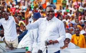 Leur inter-coalition mobilise fort à Touba-Mbacké : Déthié Fall, Khalifa Sall, Sonko, Serigne Bara Dolli…tous avec un large sourire