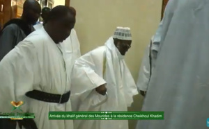 Touba : Arrivée du Khalife général des Mourides à la résidence Cheikhoul Khadim